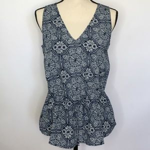 Banana Republic Peplum V-Neck Top